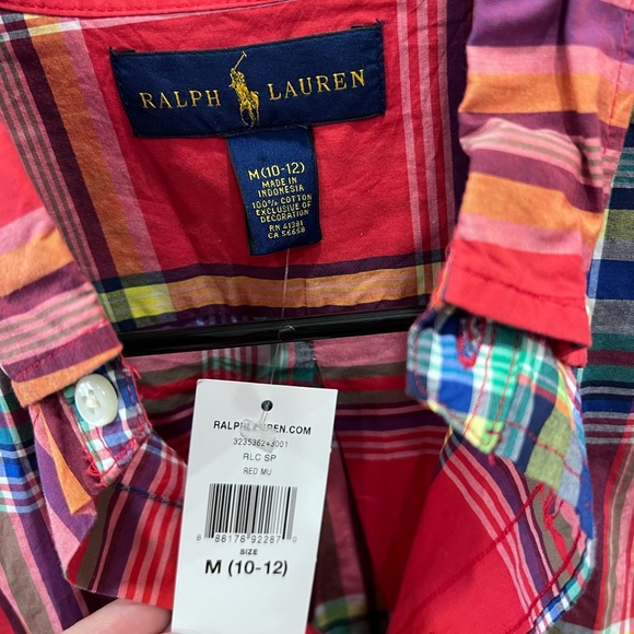 NWT Kids Ralph Lauren Button up - Picture 3 of 6